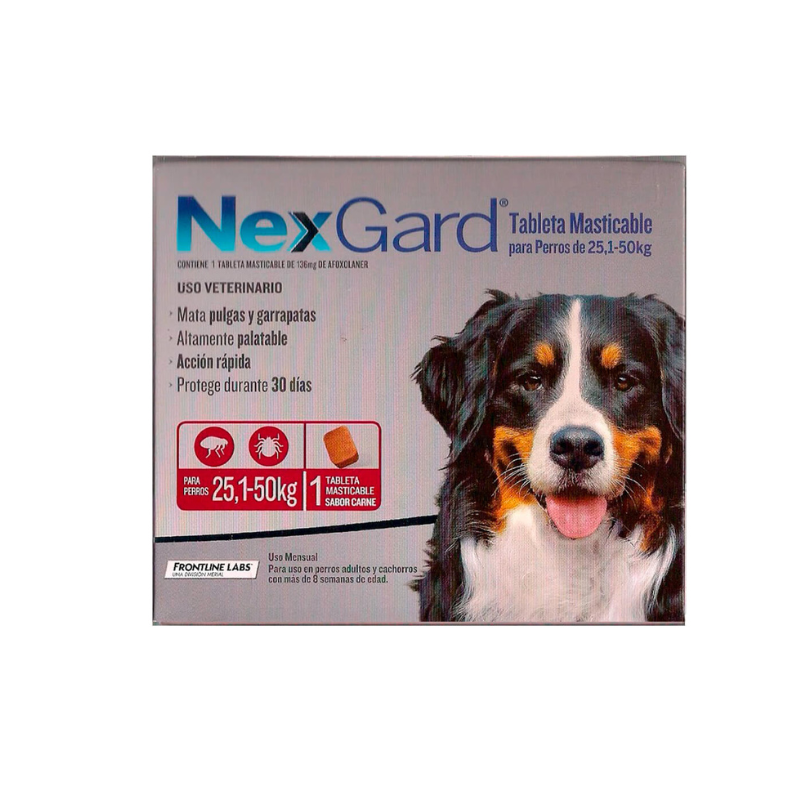 Nexgard Perros de 25,1 a 50 kg